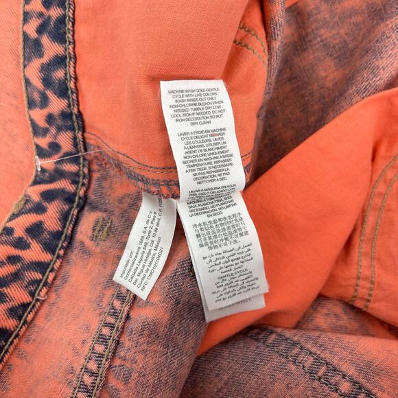 HABITUAL KID Jean Shorts Size 16 Girls Denim Coral Retro High Rise Ritual NWT - Picture 16 of 16